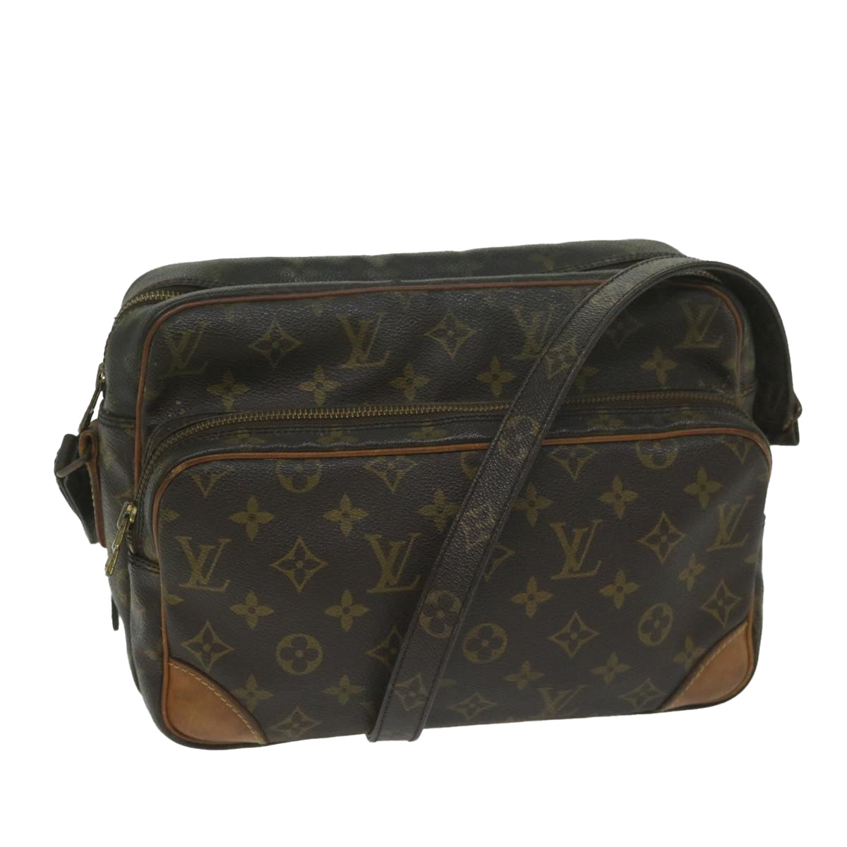 LOUIS VUITTON Monogram Nile Shoulder Bag M45244 LV Auth 63508