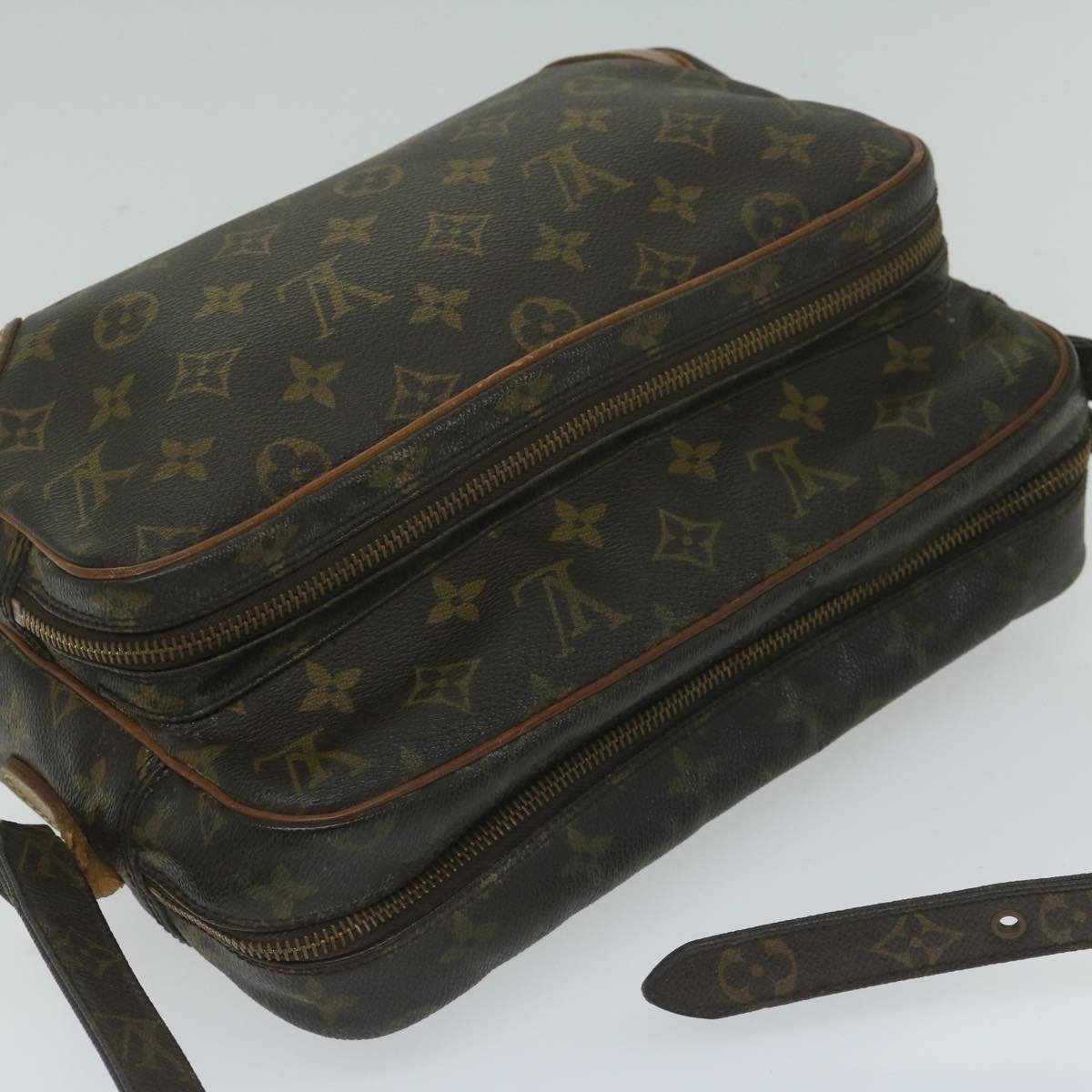 LOUIS VUITTON Monogram Nile Shoulder Bag M45244 LV Auth 63508