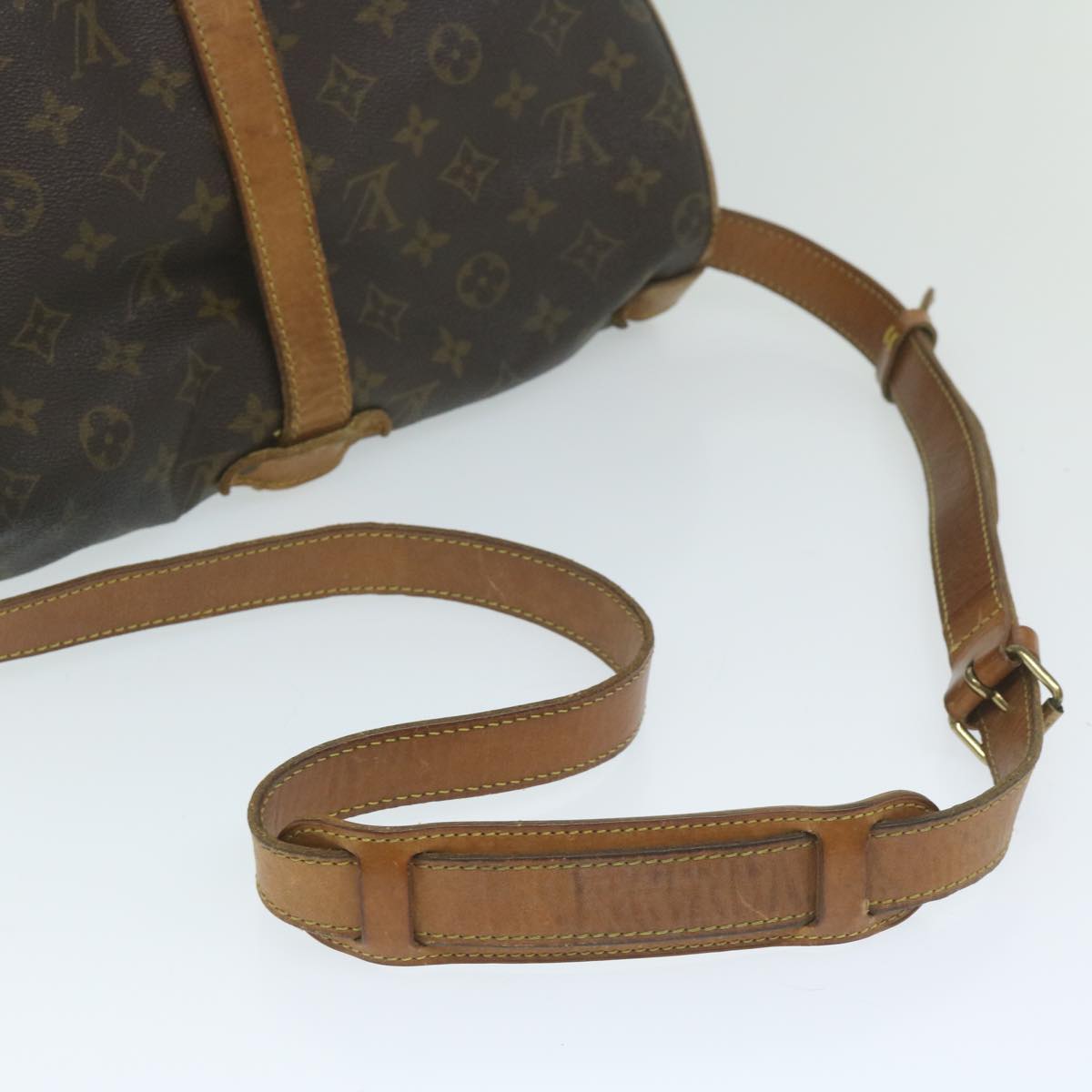 LOUIS VUITTON Monogram Saumur 35 Shoulder Bag M42254 LV Auth 63511