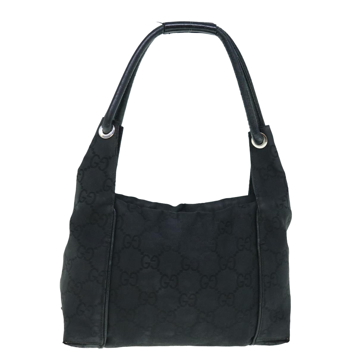 GUCCI GG Canvas Shoulder Bag Outlet Black 152280 Auth 63528