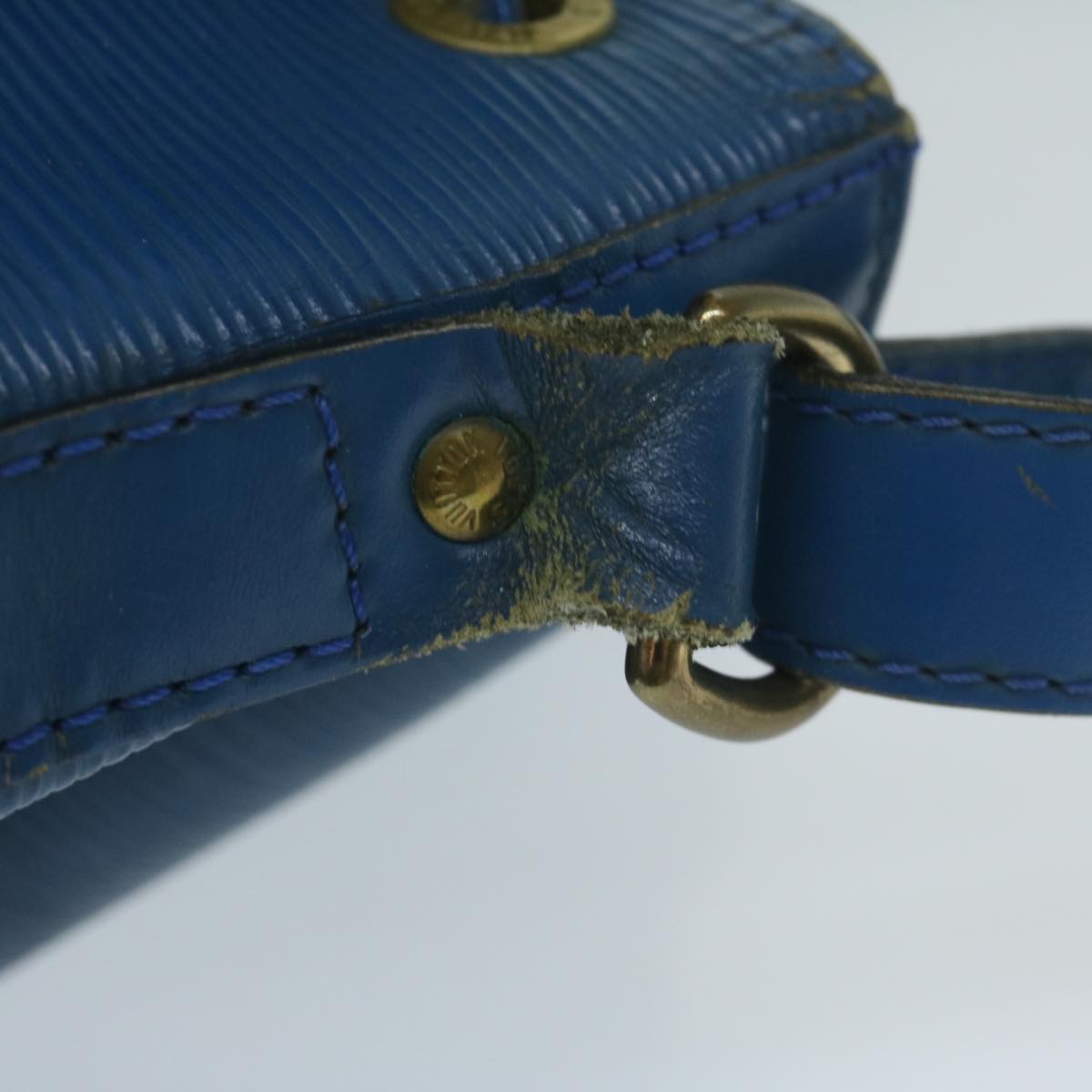 LOUIS VUITTON Epi Noe Shoulder Bag Blue M44005 LV Auth 63539