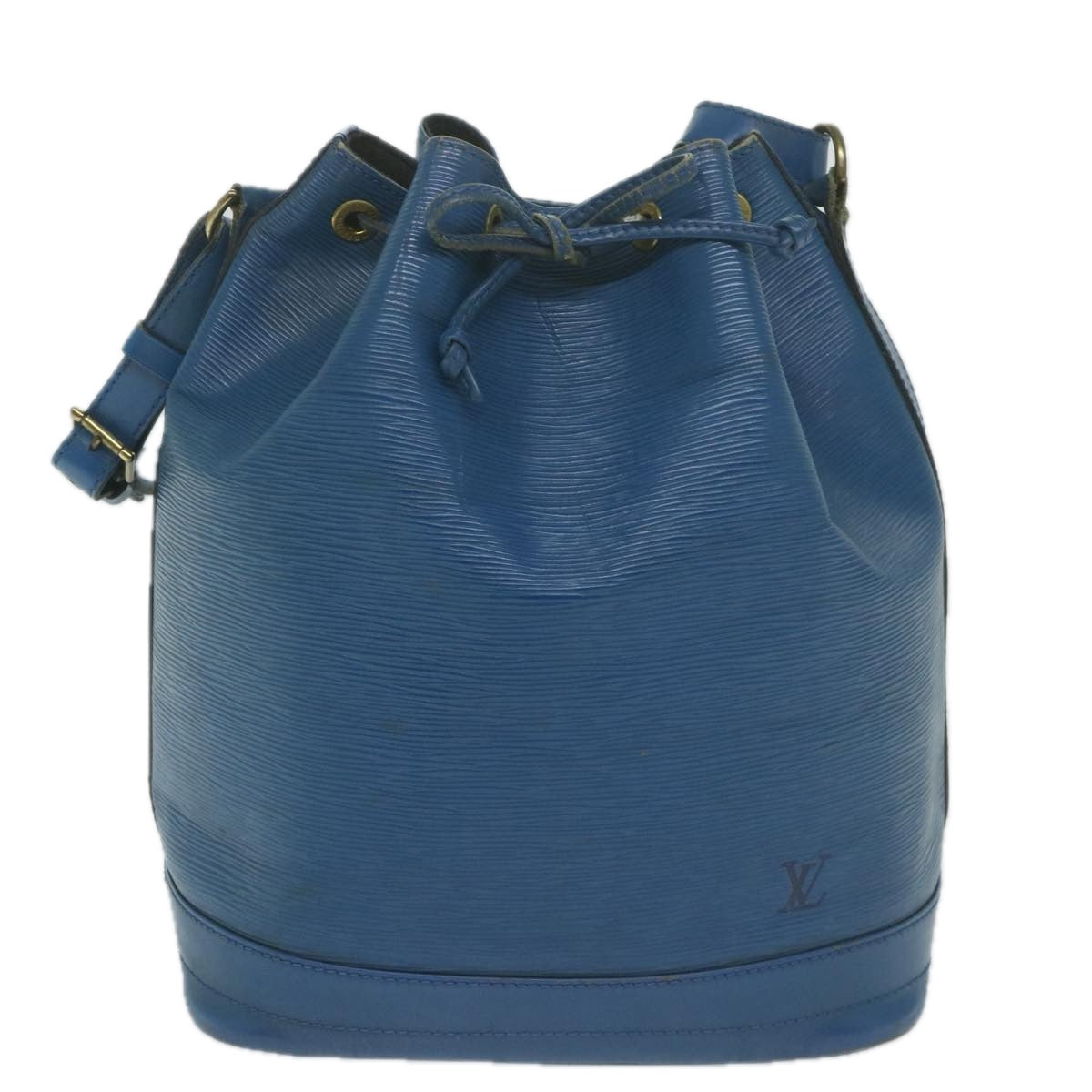 LOUIS VUITTON Epi Noe Shoulder Bag Blue M44005 LV Auth 63539