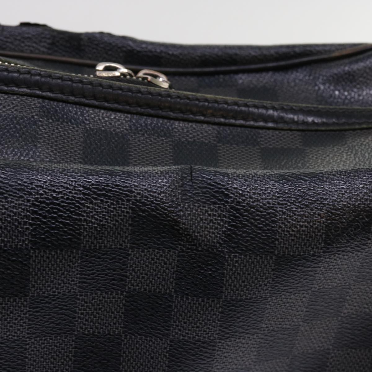 LOUIS VUITTON Damier Graphite Io Shoulder Bag N45252 LV Auth 63542