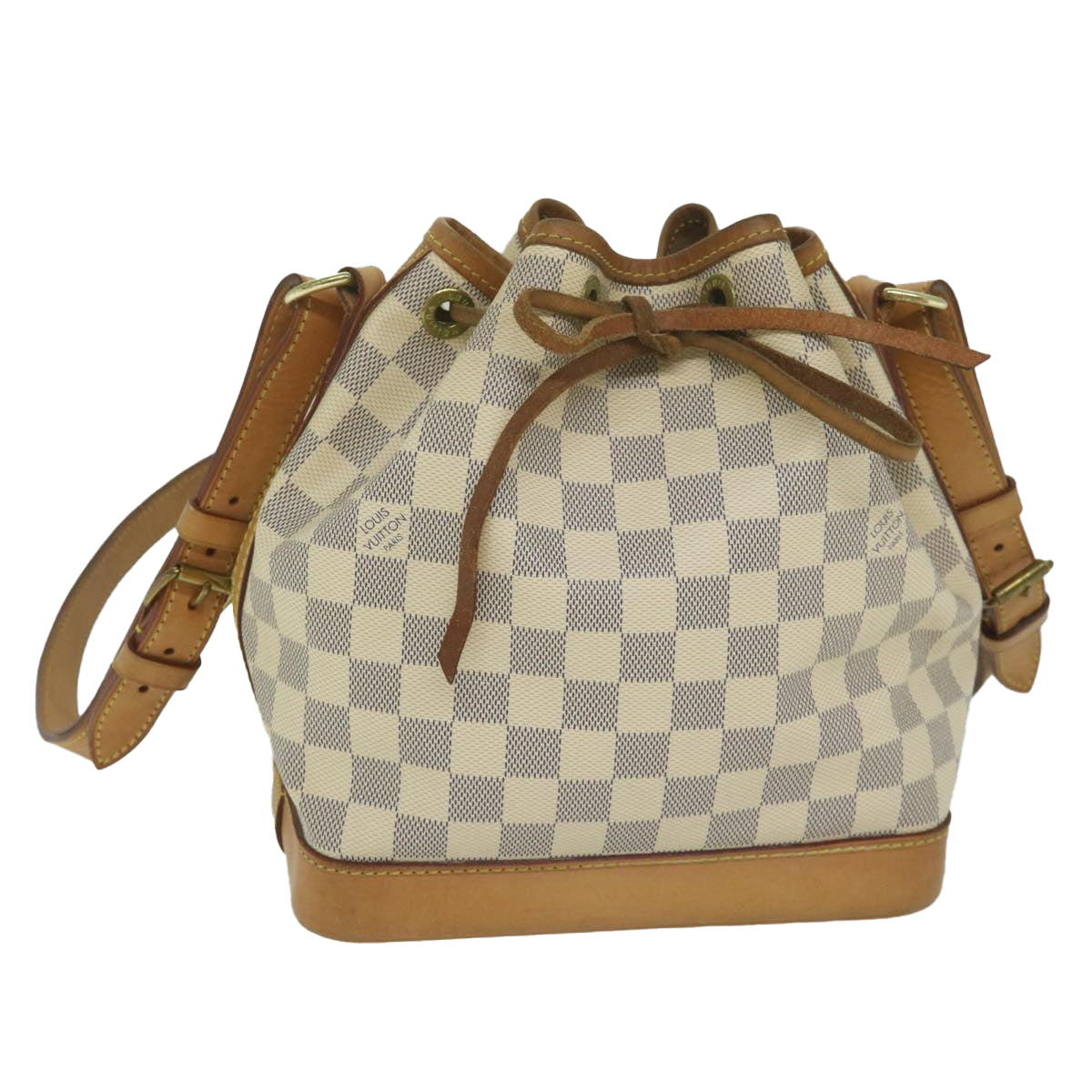 LOUIS VUITTON Damier Azur Noe BB Shoulder Bag N41220 LV Auth 63594A