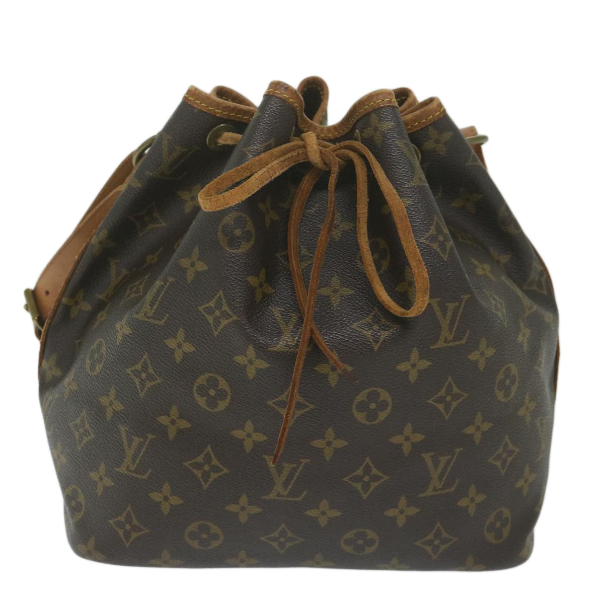 LOUIS VUITTON Monogram Petit Noe Shoulder Bag M42226 LV Auth 63596