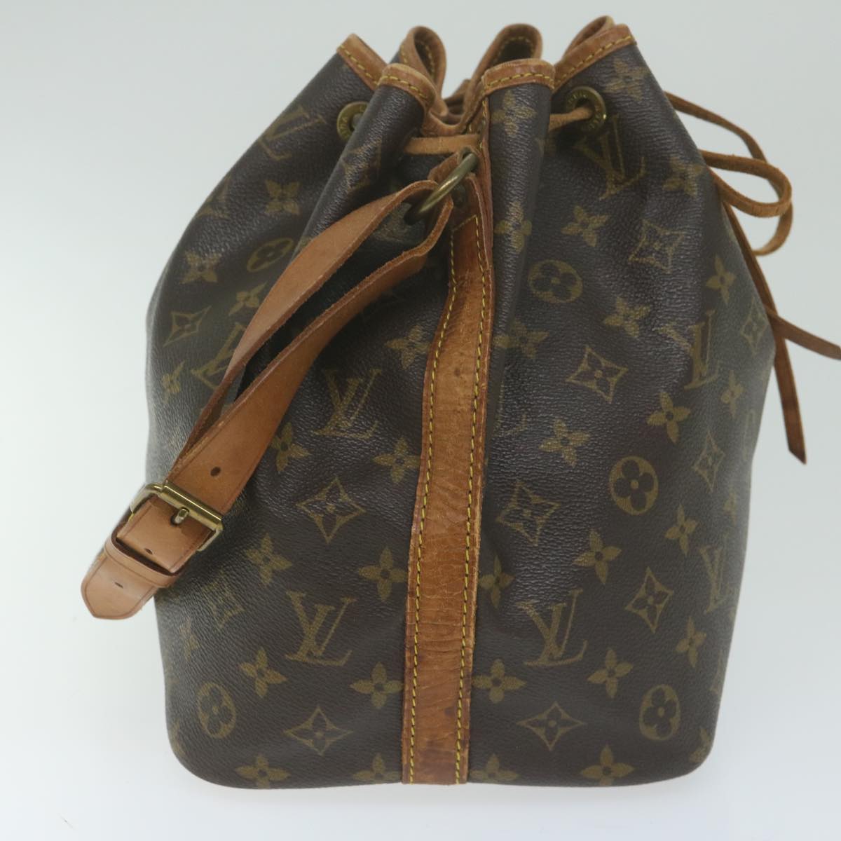 LOUIS VUITTON Monogram Petit Noe Shoulder Bag M42226 LV Auth 63596