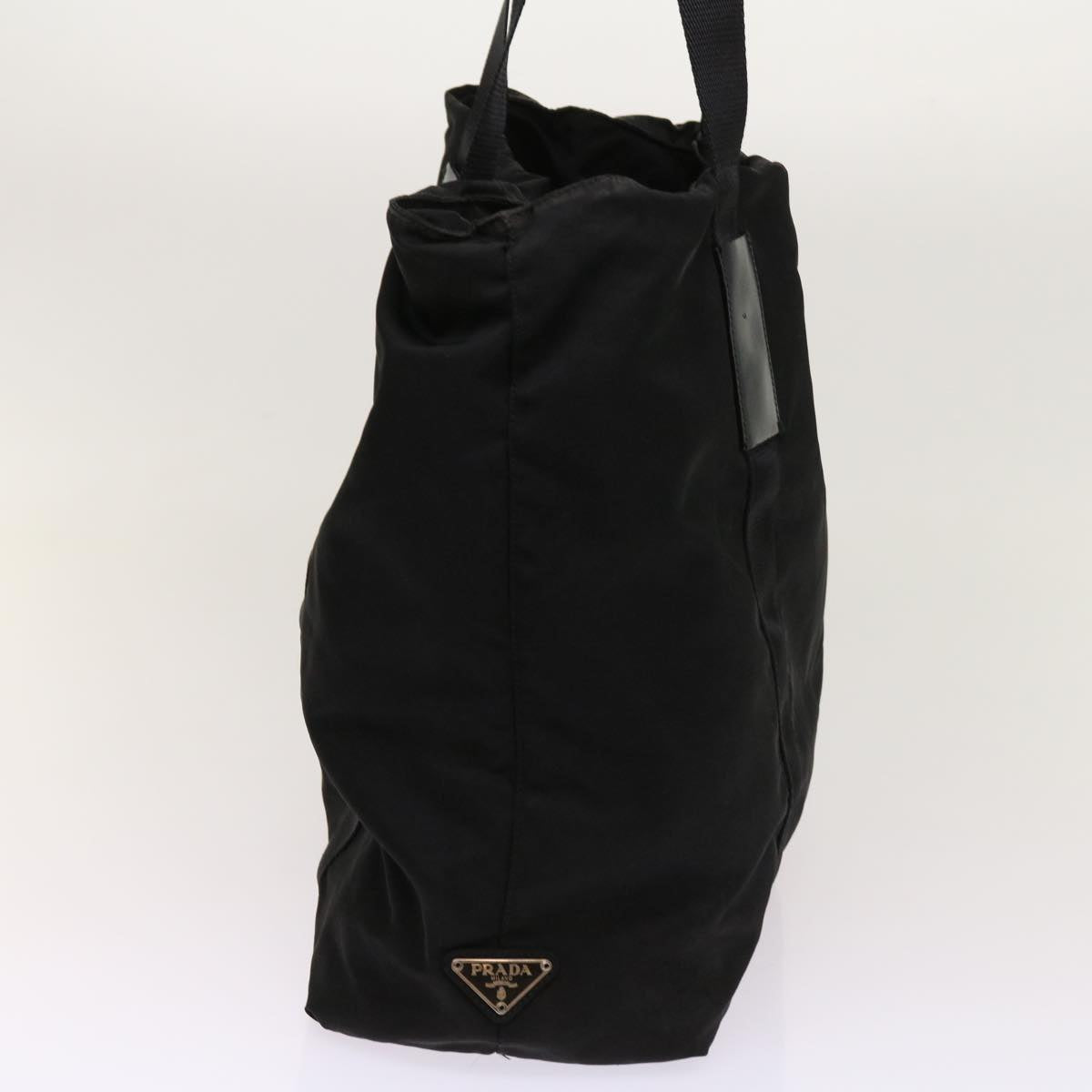 PRADA Shoulder Bag Nylon Black Auth 63672