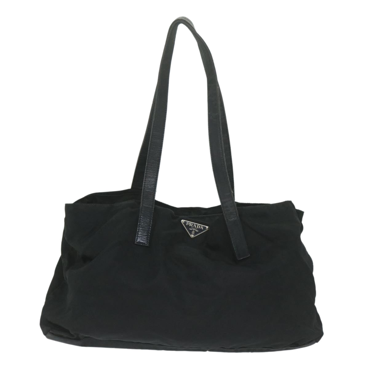 PRADA Shoulder Bag Nylon Black Auth 63675 - 0
