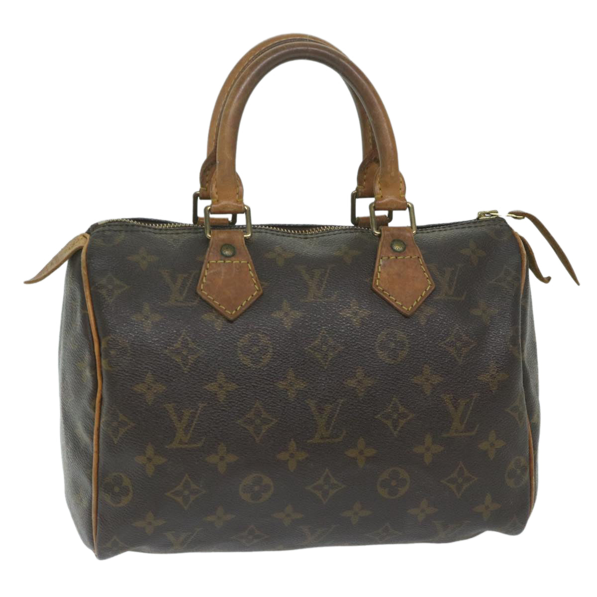 LOUIS VUITTON Monogram Speedy 25 Hand Bag M41528 LV Auth 63690