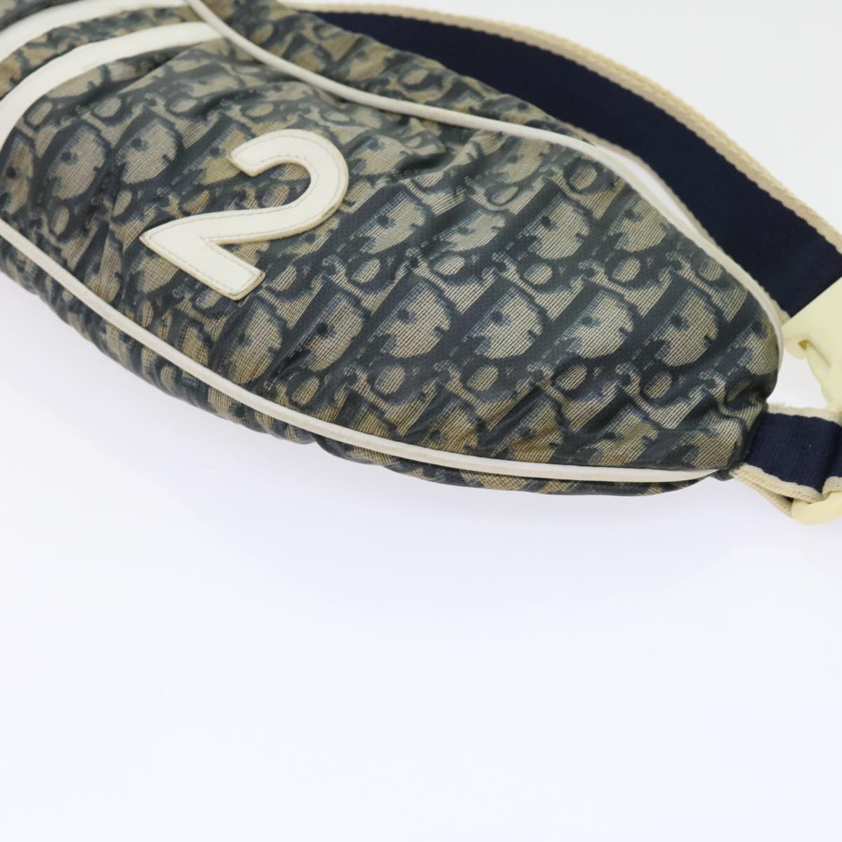 Christian Dior Trotter Canvas Waist bag Navy Auth 63718