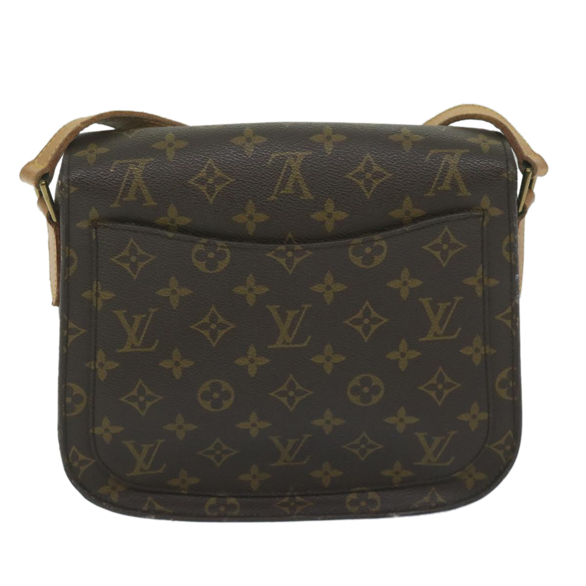 LOUIS VUITTON Monogram Saint Cloud GM Shoulder Bag M51242 LV Auth 63725