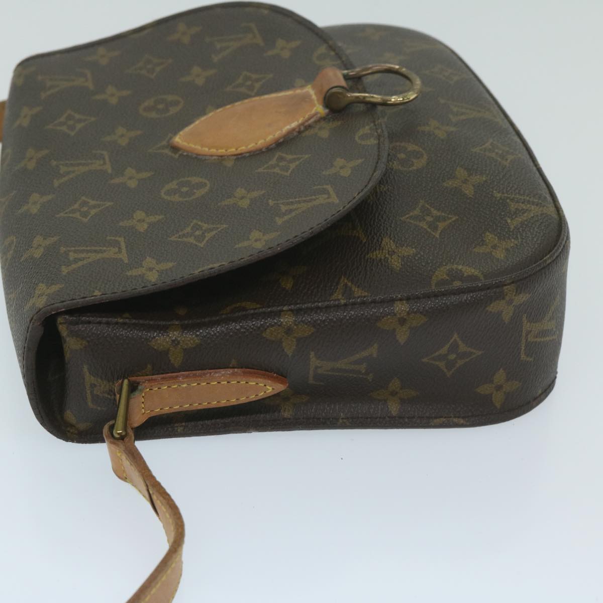 LOUIS VUITTON Monogram Saint Cloud GM Shoulder Bag M51242 LV Auth 63725