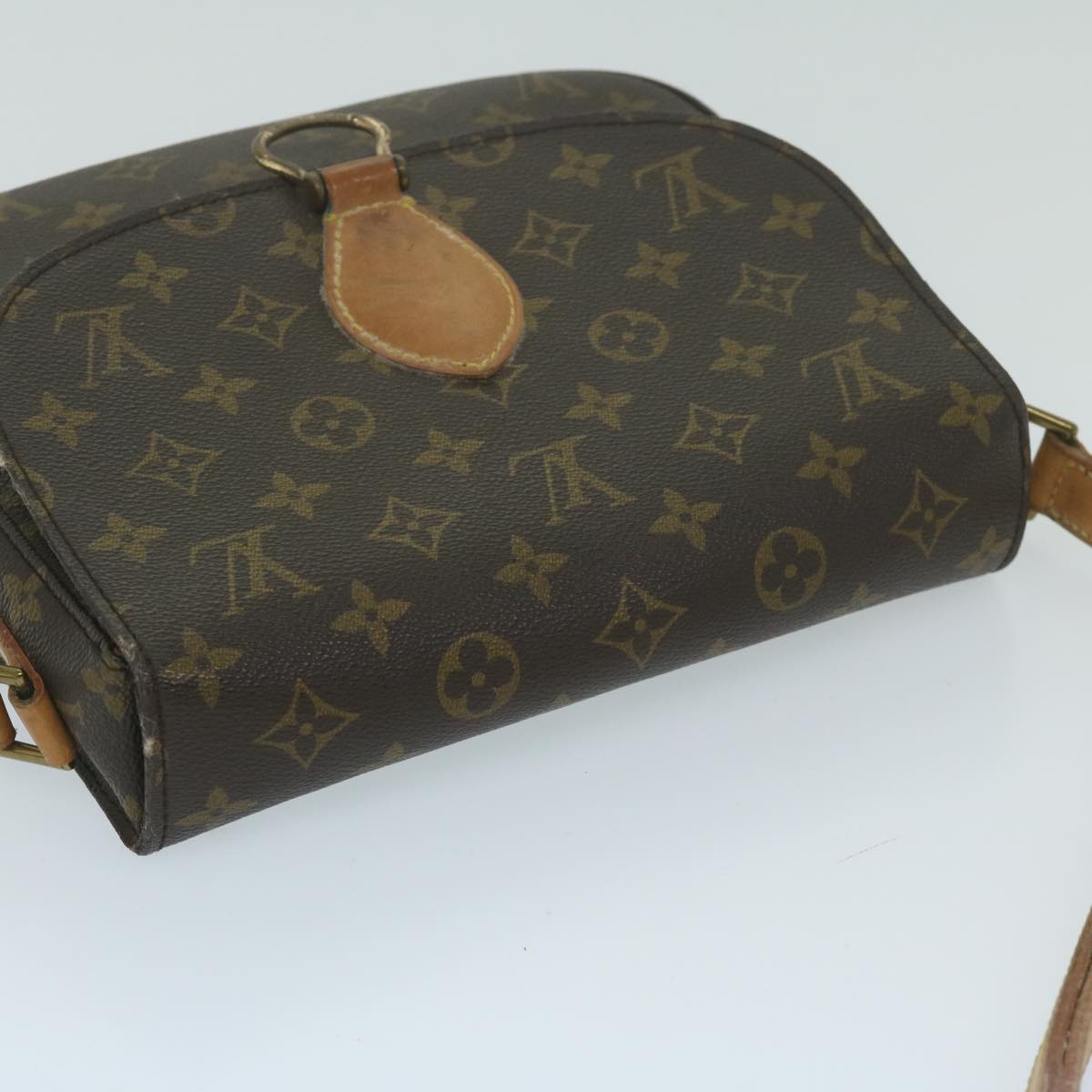 LOUIS VUITTON Monogram Saint Cloud GM Shoulder Bag M51242 LV Auth 63725