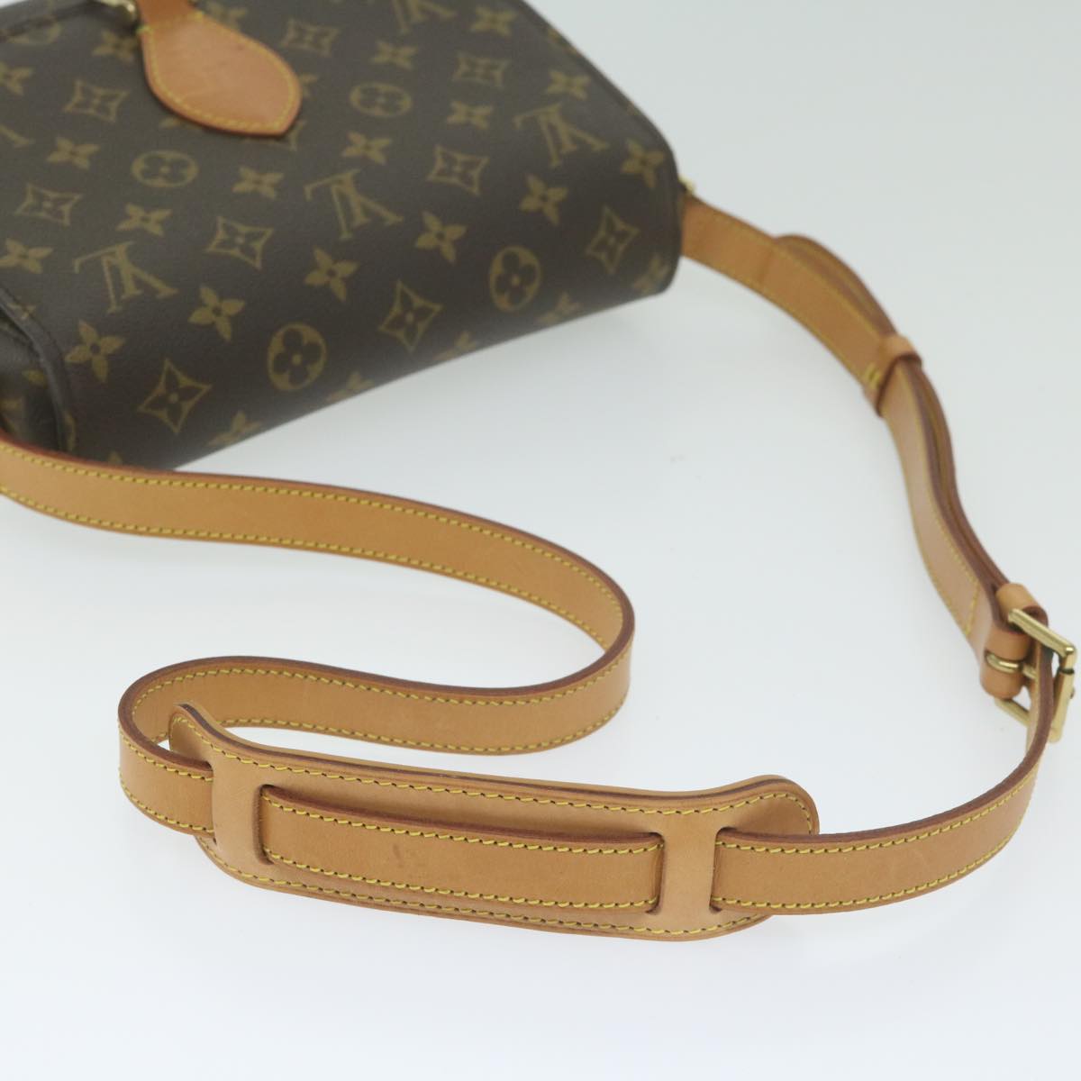 LOUIS VUITTON Monogram Saint Cloud GM Shoulder Bag M51242 LV Auth 63729