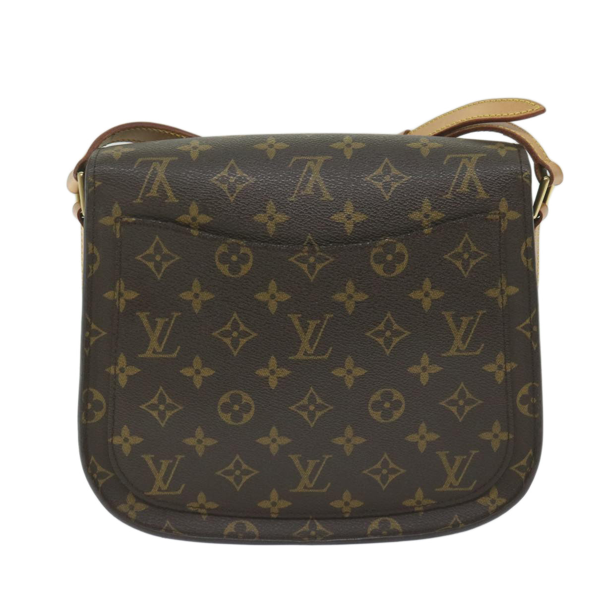 LOUIS VUITTON Monogram Saint Cloud GM Shoulder Bag M51242 LV Auth 63729