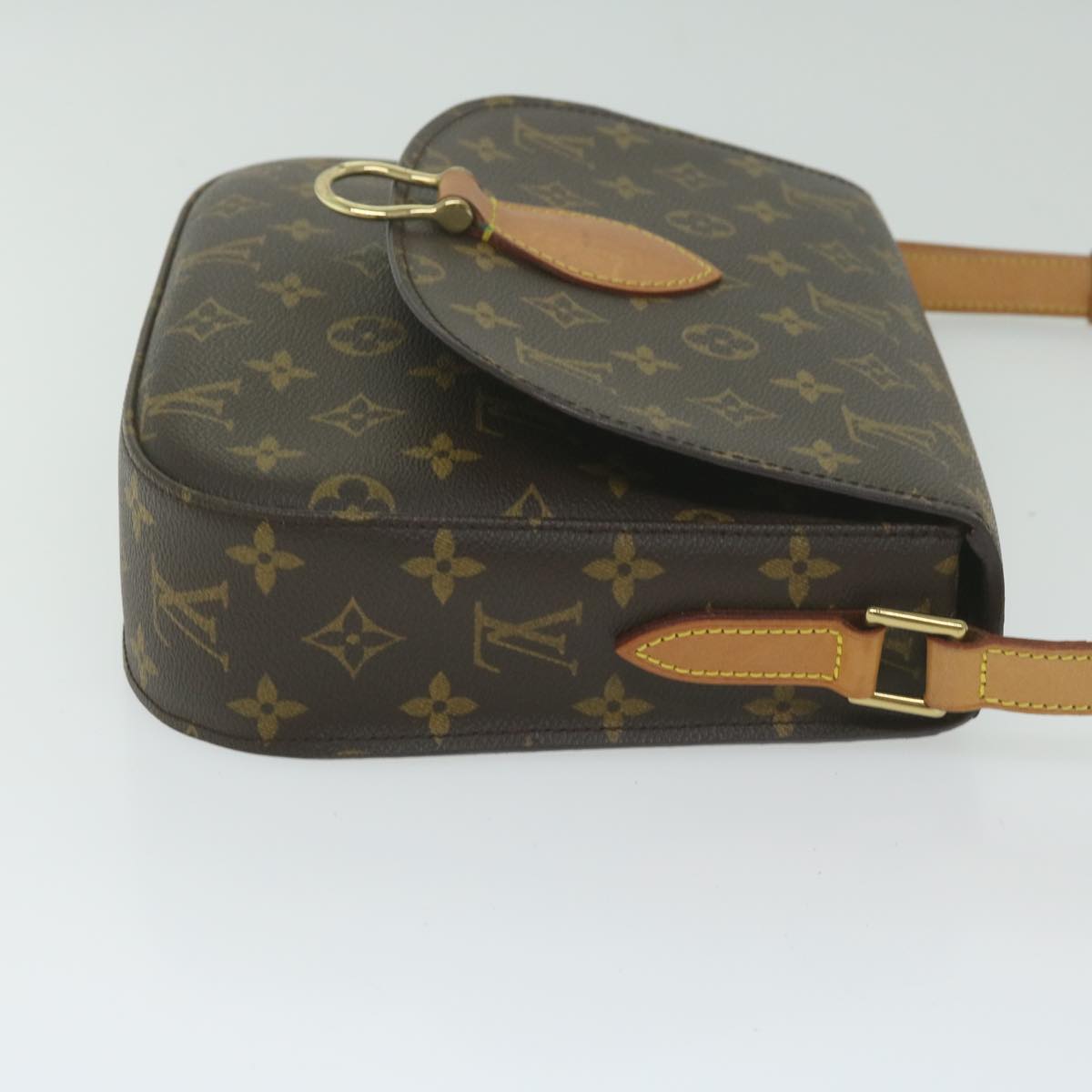 LOUIS VUITTON Monogram Saint Cloud GM Shoulder Bag M51242 LV Auth 63729