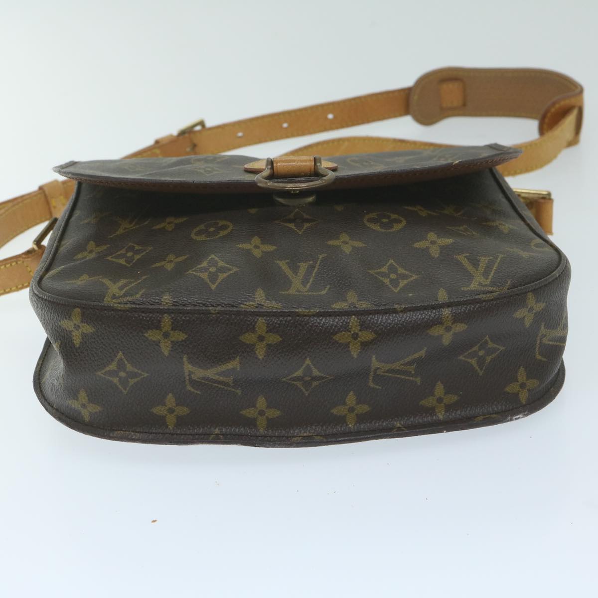 LOUIS VUITTON Monogram Saint Cloud GM Shoulder Bag M51242 LV Auth 63737