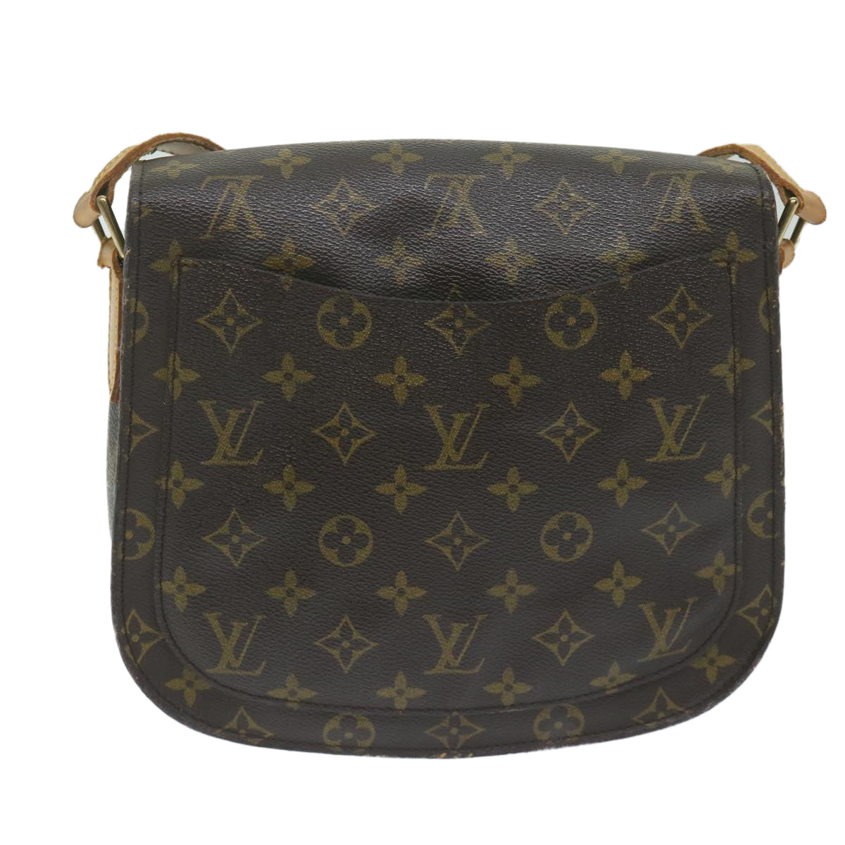 LOUIS VUITTON Monogram Saint Cloud GM Shoulder Bag M51242 LV Auth 63737