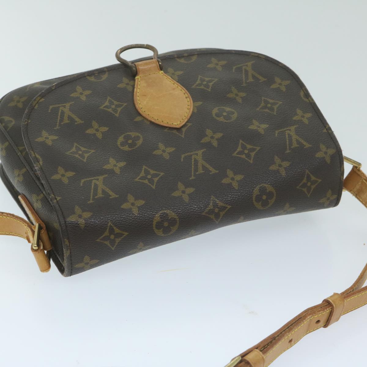 LOUIS VUITTON Monogram Saint Cloud GM Shoulder Bag M51242 LV Auth 63737