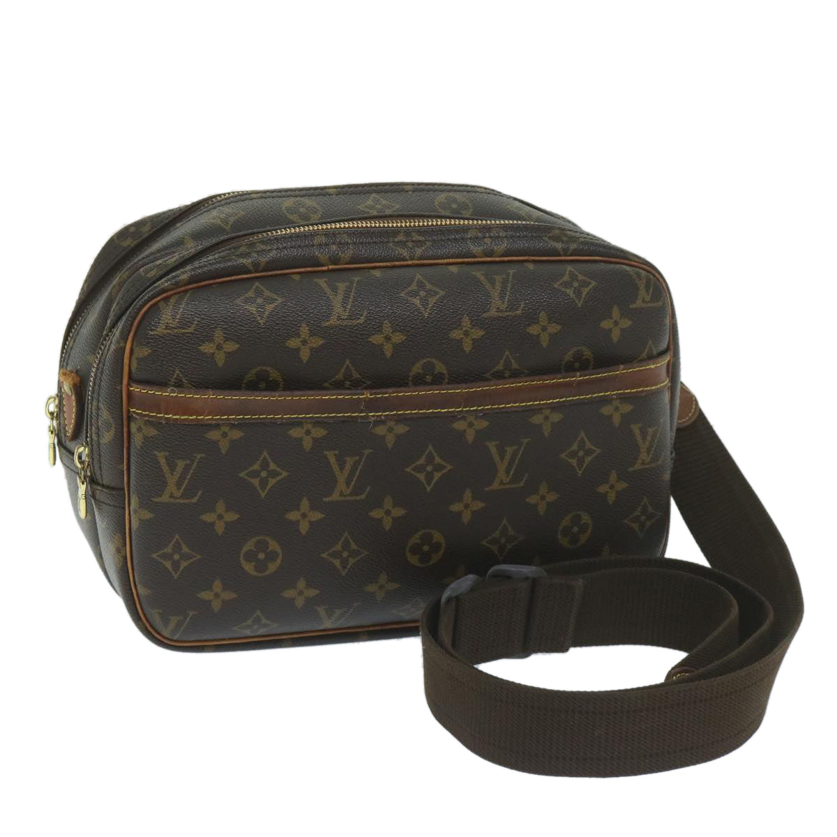 LOUIS VUITTON Monogram Reporter PM Shoulder Bag M45254 LV Auth 63746