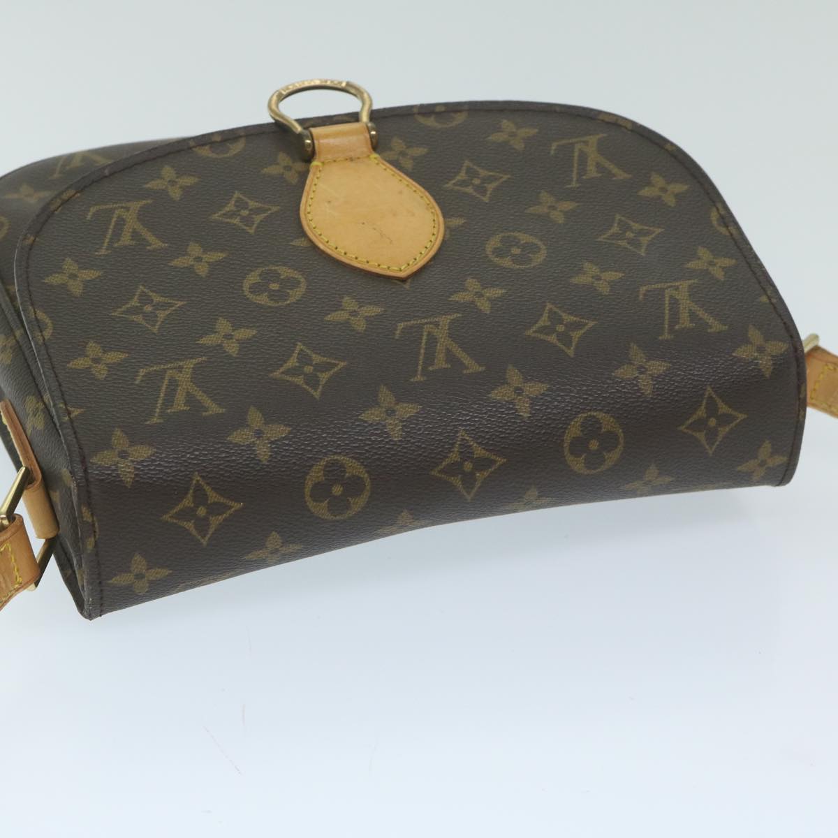 LOUIS VUITTON Monogram Saint Cloud GM Shoulder Bag M51242 LV Auth 63786