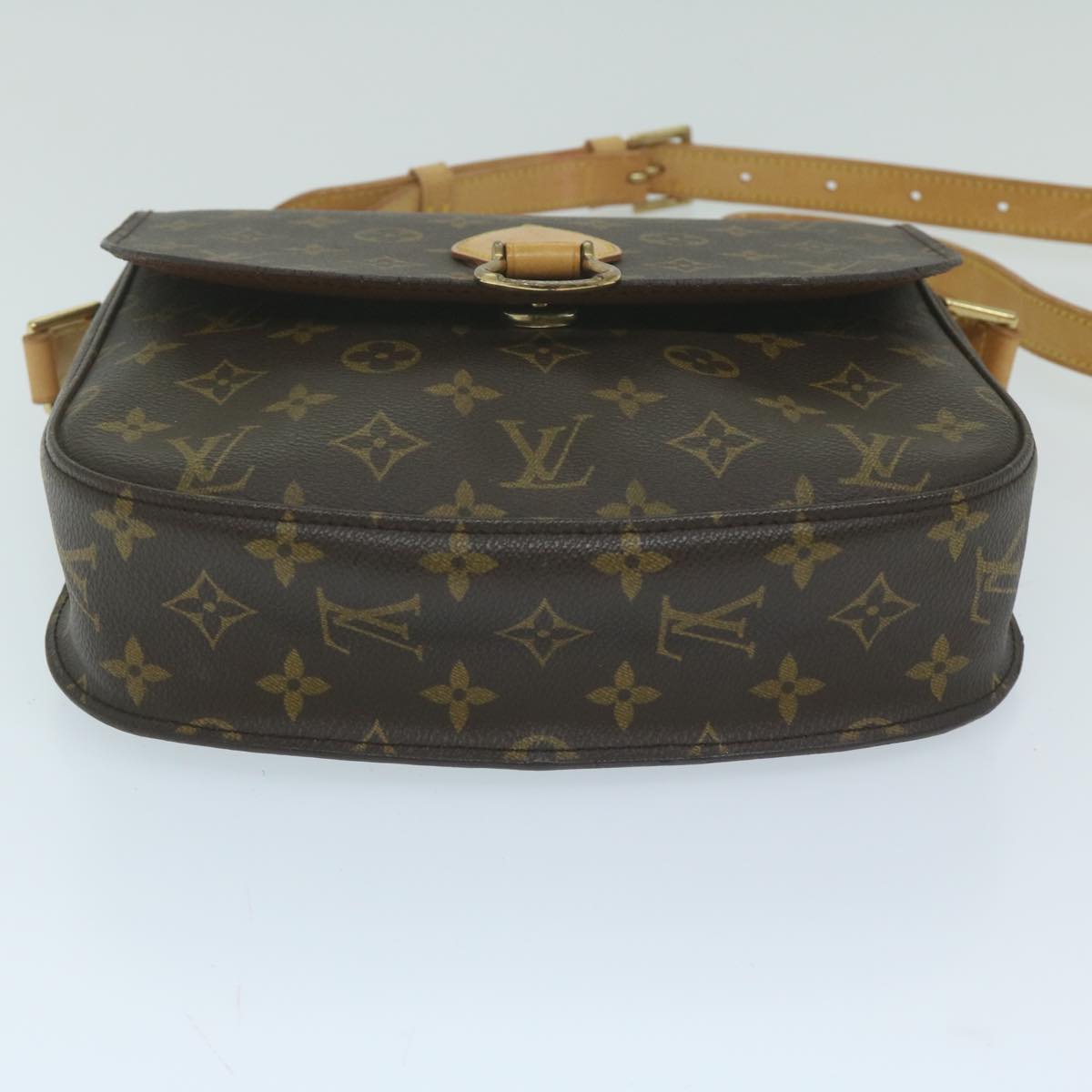 LOUIS VUITTON Monogram Saint Cloud GM Shoulder Bag M51242 LV Auth 63786