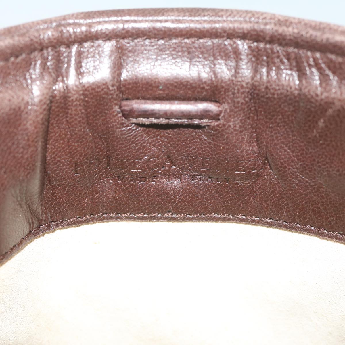 BOTTEGAVENETA INTRECCIATO Shoulder Bag Leather Brown Auth 63793