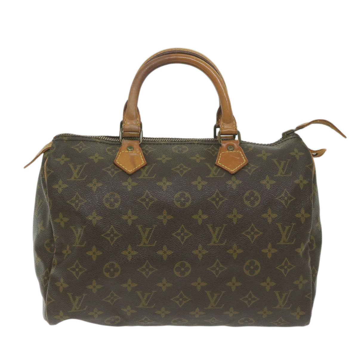 LOUIS VUITTON Monogram Speedy 30 Hand Bag M41526 LV Auth 63799