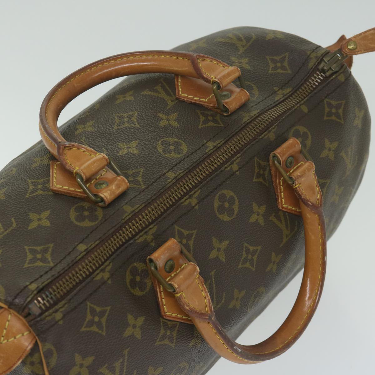 LOUIS VUITTON Monogram Speedy 30 Hand Bag M41526 LV Auth 63799