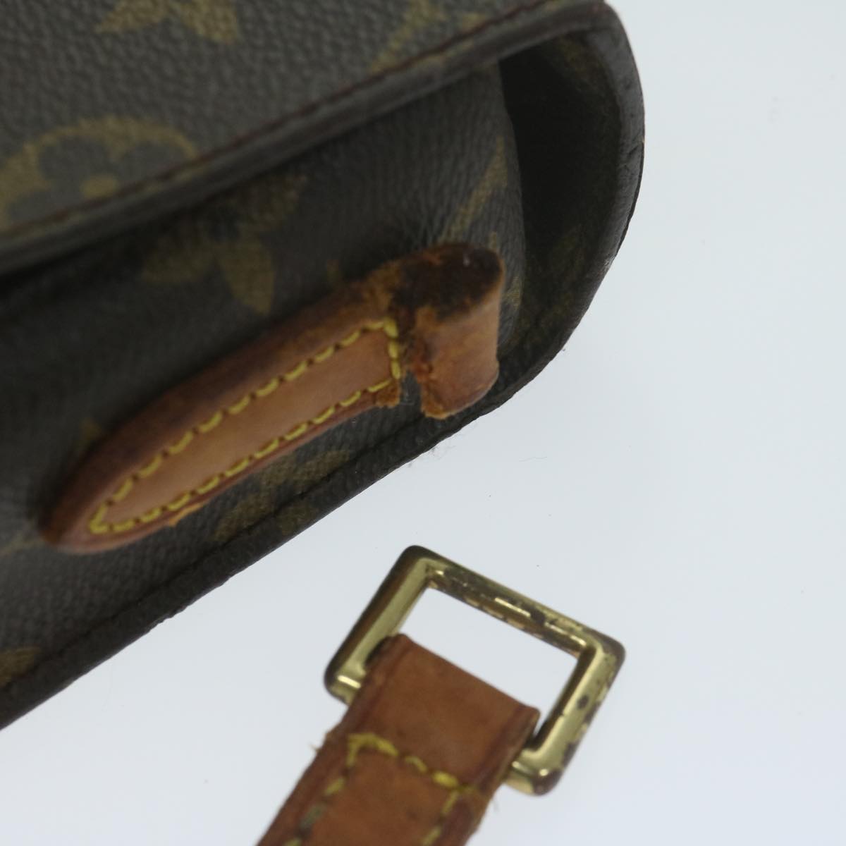 LOUIS VUITTON Monogram Saint Cloud PM Shoulder Bag M51244 LV Auth 63838