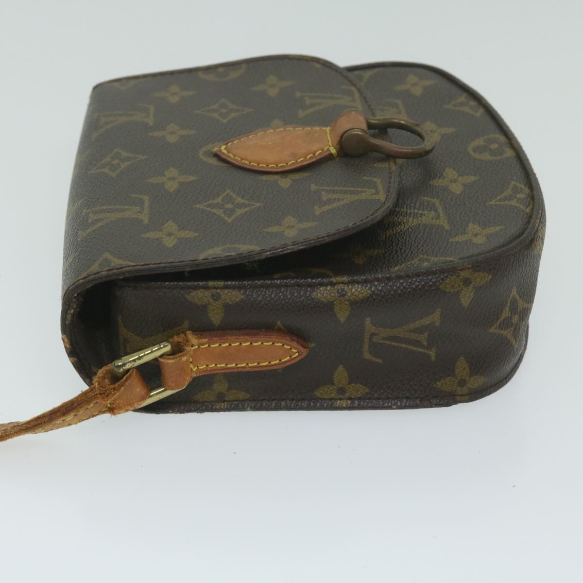 LOUIS VUITTON Monogram Saint Cloud PM Shoulder Bag M51244 LV Auth 63838