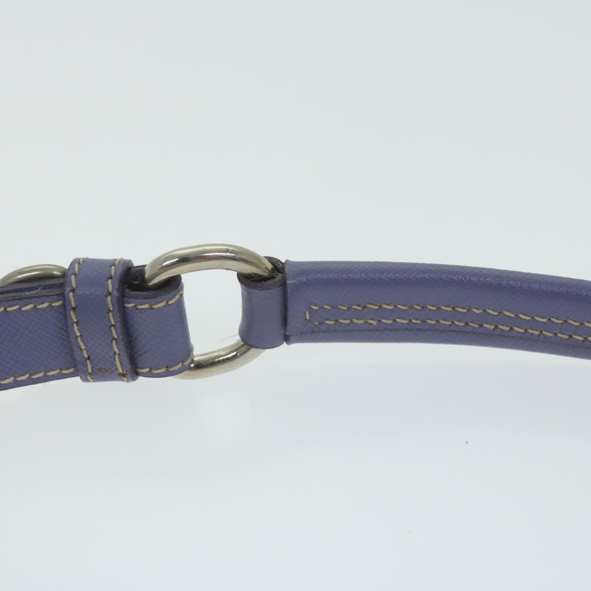 PRADA Accessory Pouch Nylon Purple Auth 63925
