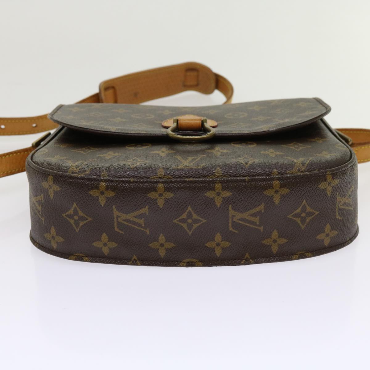 LOUIS VUITTON Monogram Saint Cloud GM Shoulder Bag M51242 LV Auth 63939