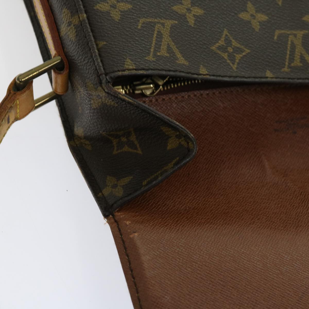 LOUIS VUITTON Monogram Saint Cloud GM Shoulder Bag M51242 LV Auth 63939