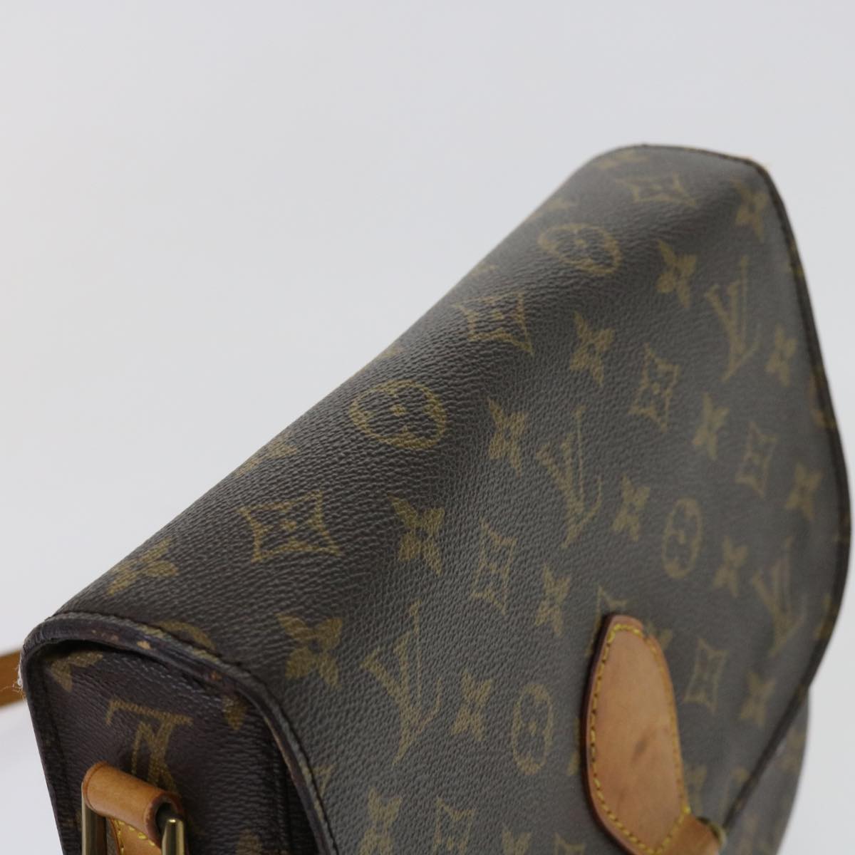 LOUIS VUITTON Monogram Saint Cloud GM Shoulder Bag M51242 LV Auth 63939