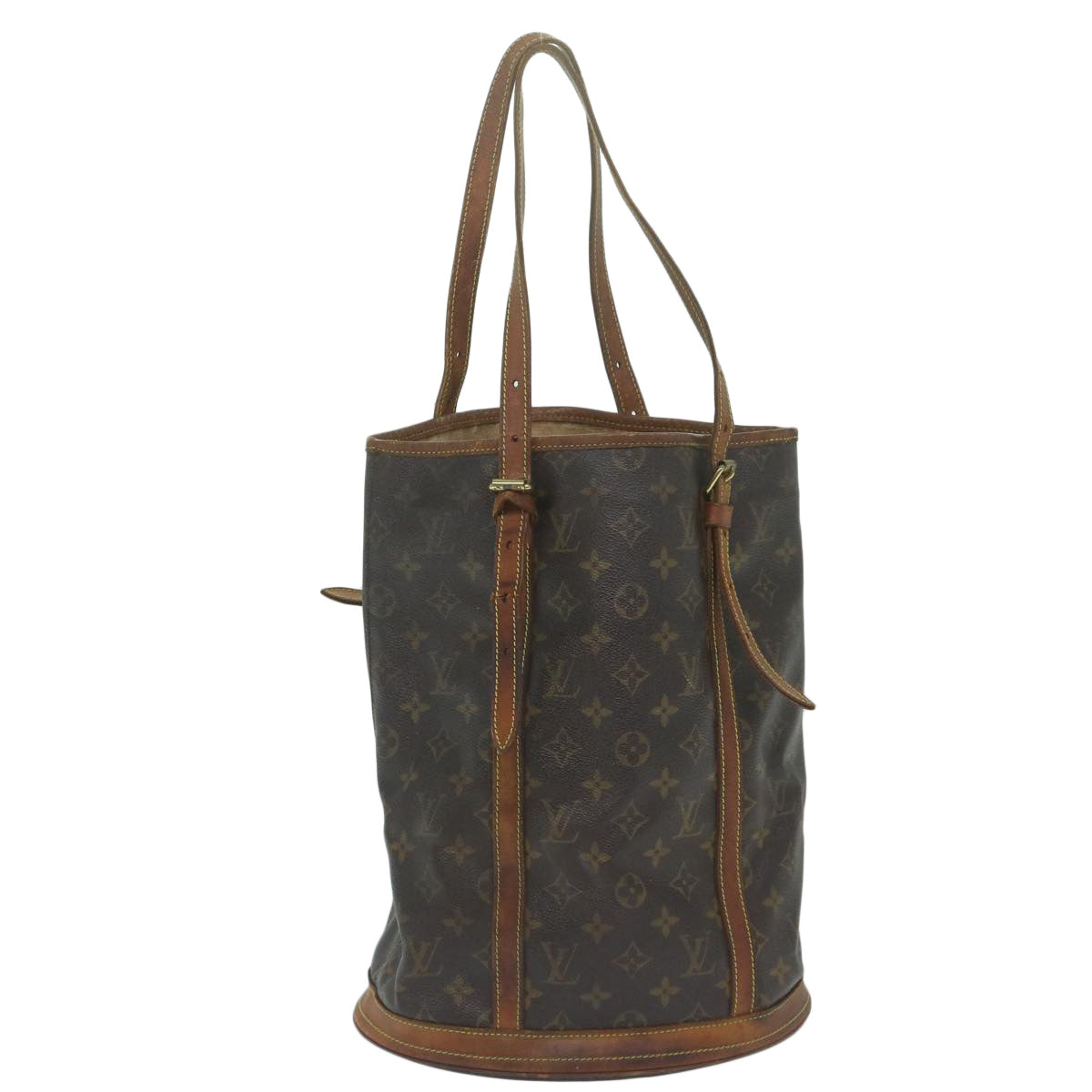 LOUIS VUITTON Monogram Bucket GM Shoulder Bag M42236 LV Auth 63968