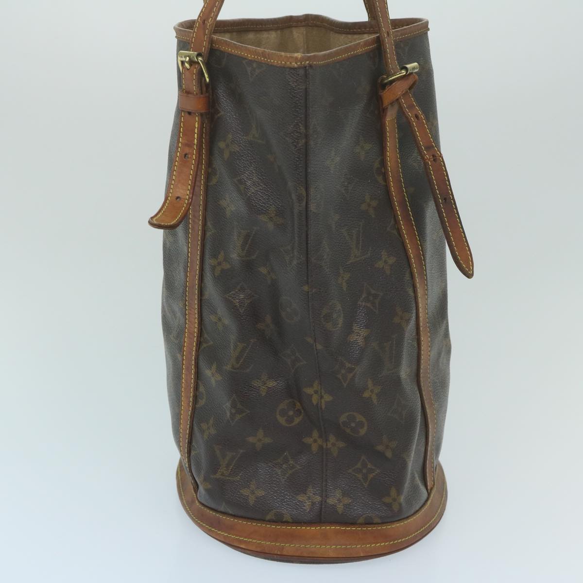 LOUIS VUITTON Monogram Bucket GM Shoulder Bag M42236 LV Auth 63968