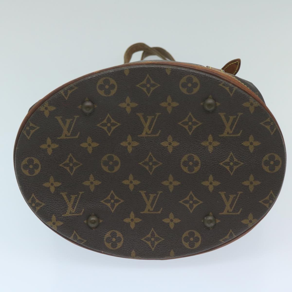 LOUIS VUITTON Monogram Bucket GM Shoulder Bag M42236 LV Auth 63968