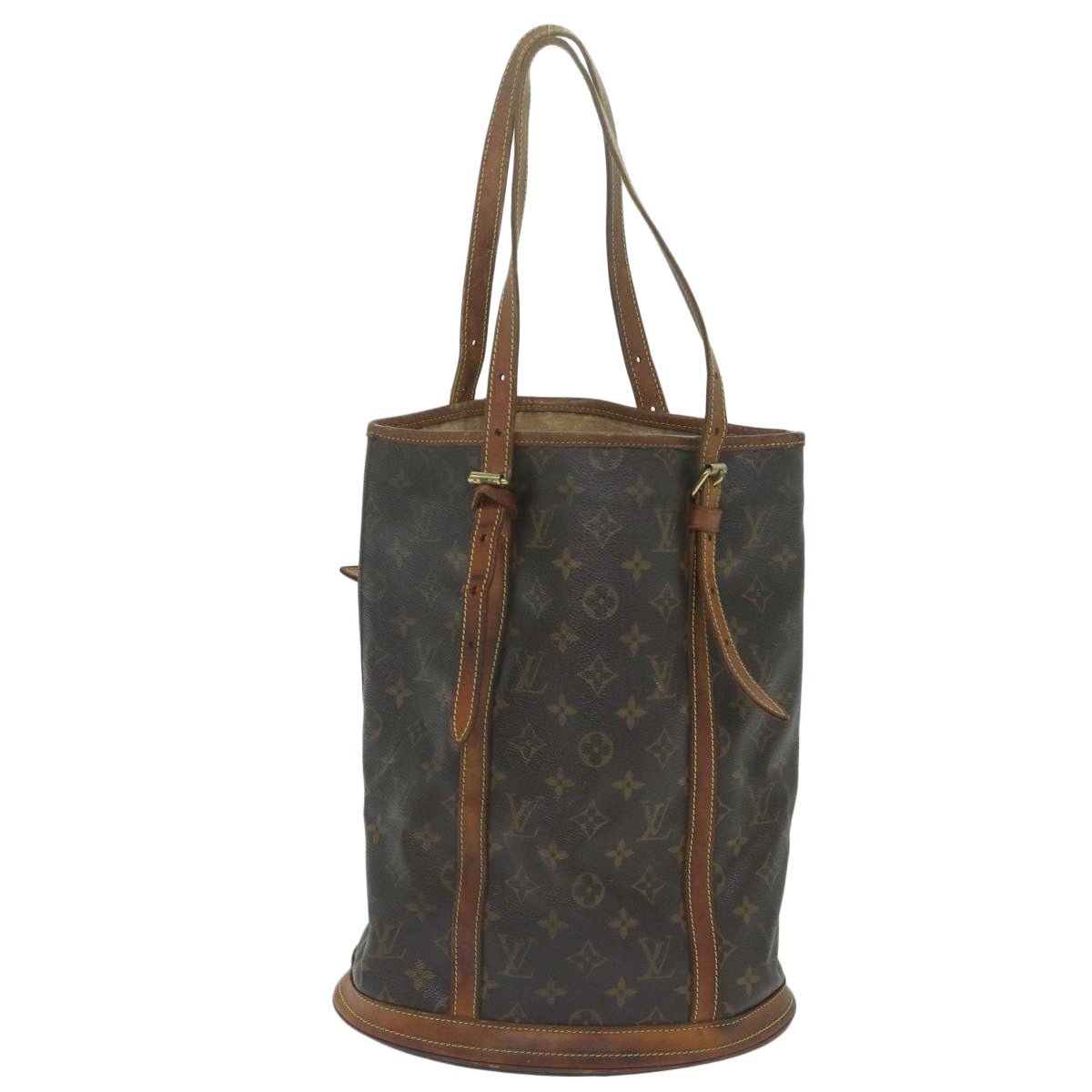 LOUIS VUITTON Monogram Bucket GM Shoulder Bag M42236 LV Auth 63968