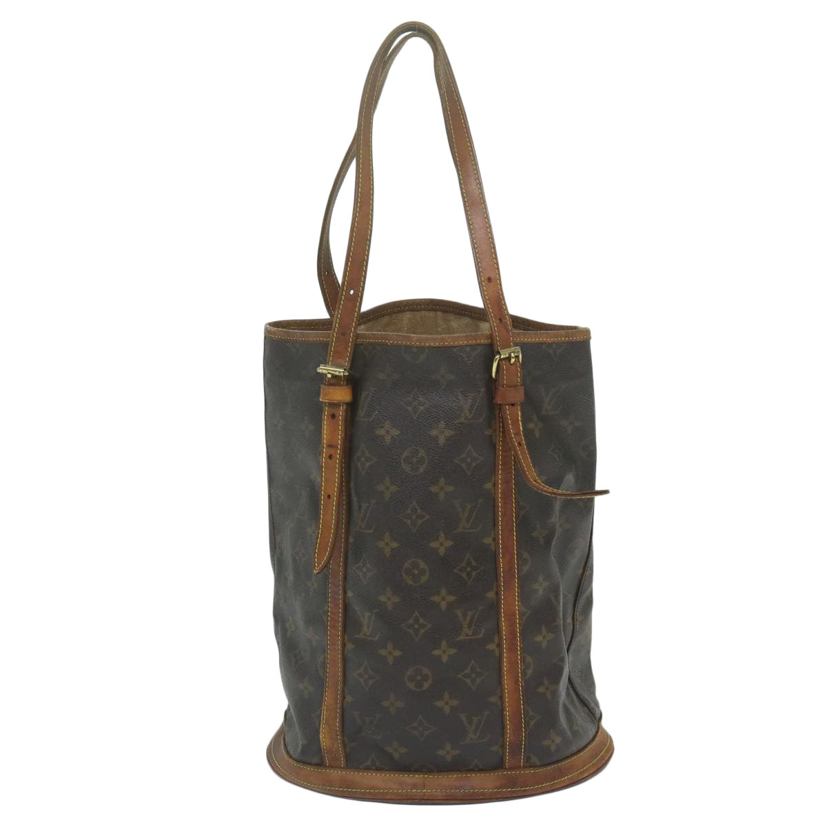 LOUIS VUITTON Monogram Bucket GM Shoulder Bag M42236 LV Auth 63968