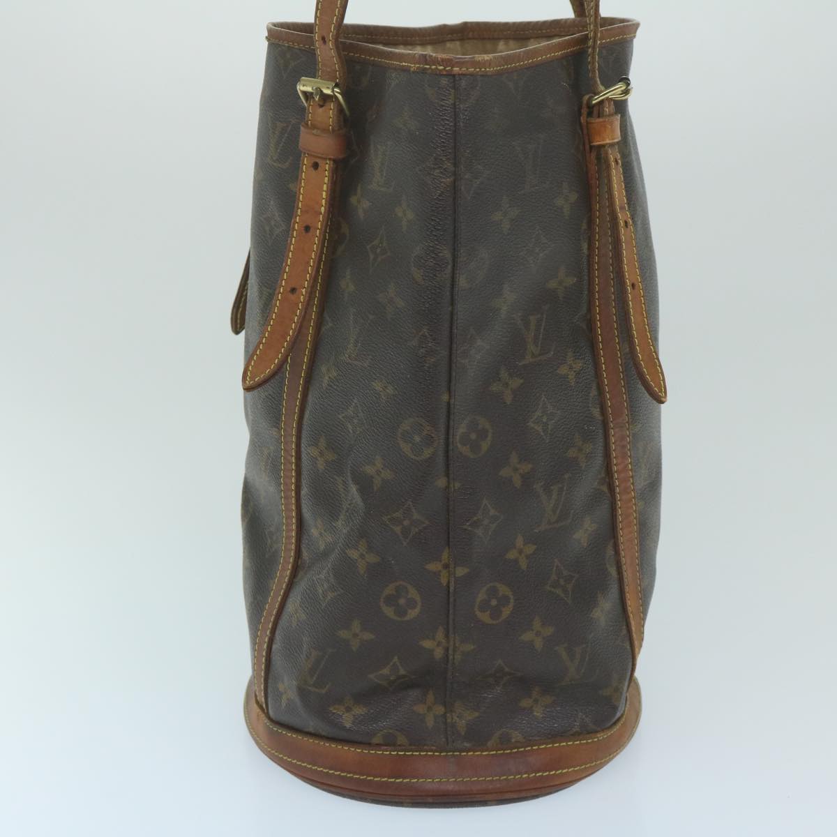 LOUIS VUITTON Monogram Bucket GM Shoulder Bag M42236 LV Auth 63968