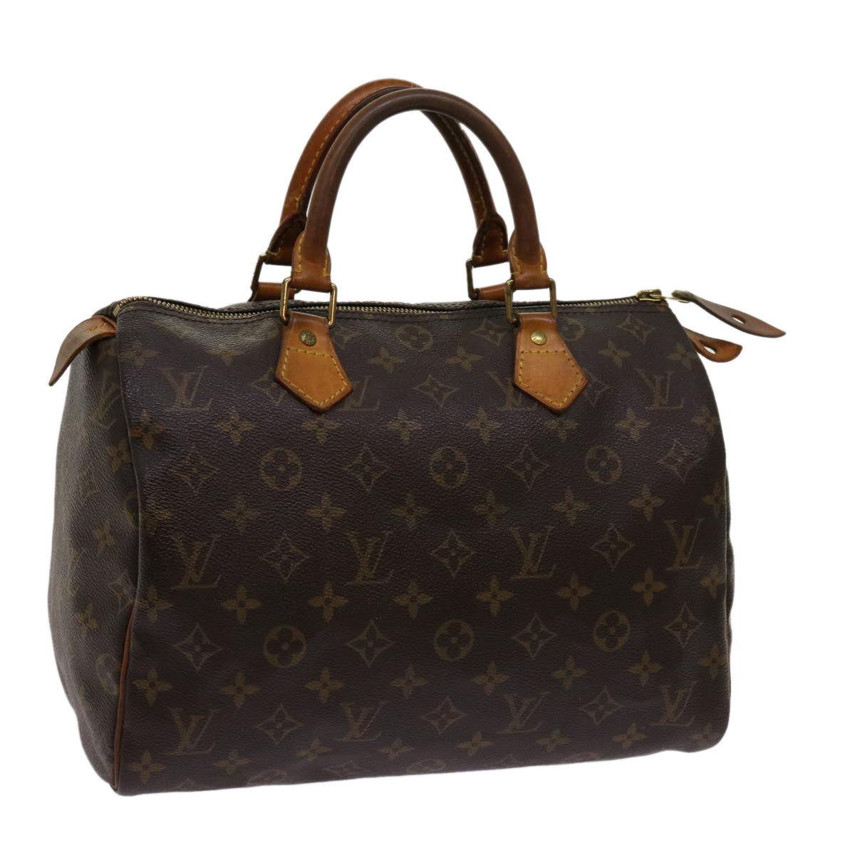 LOUIS VUITTON Monogram Speedy 30 Hand Bag M41526 LV Auth 63971