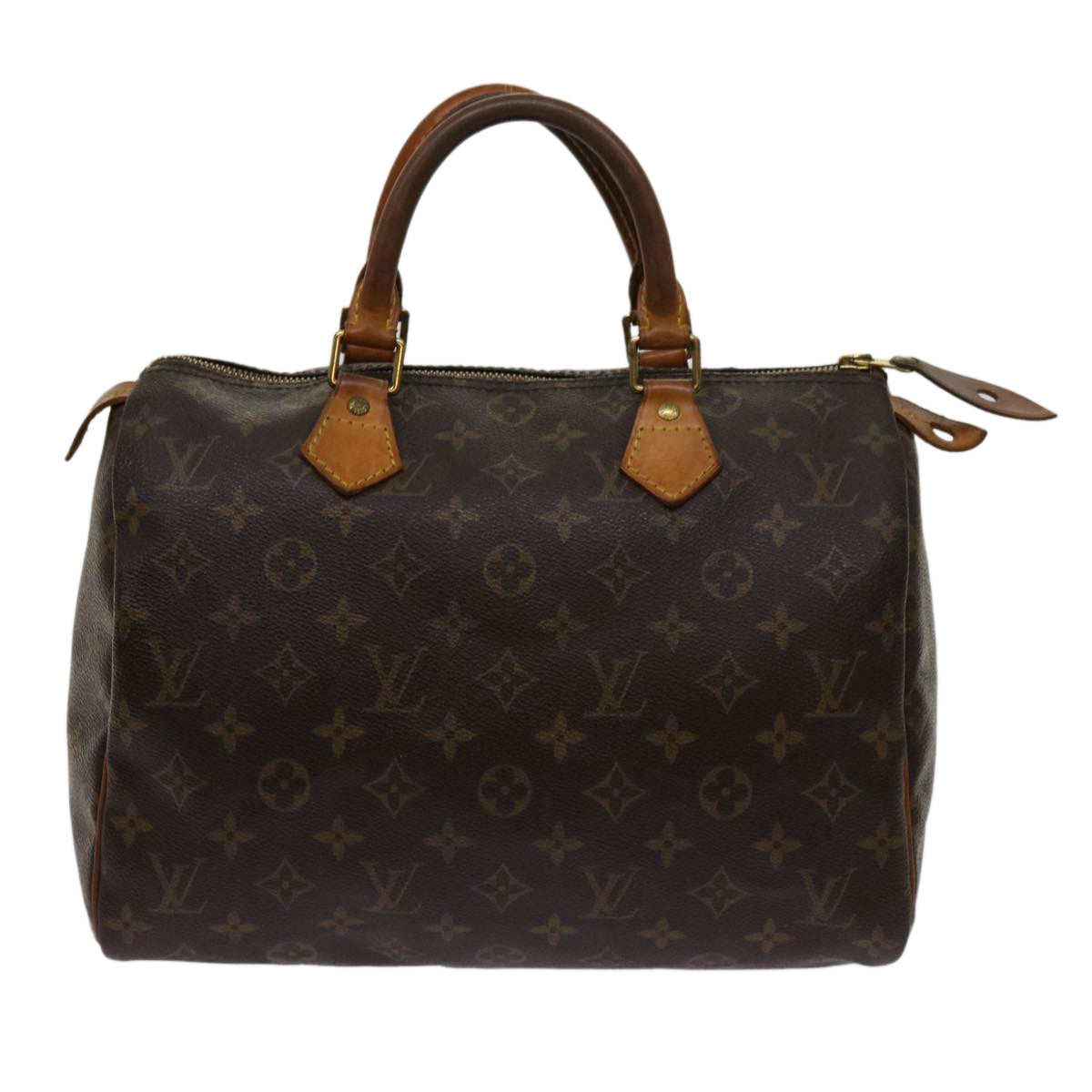 LOUIS VUITTON Monogram Speedy 30 Hand Bag M41526 LV Auth 63971