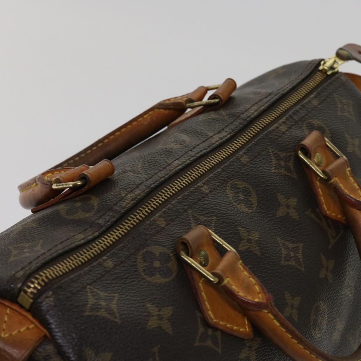 LOUIS VUITTON Monogram Speedy 30 Hand Bag M41526 LV Auth 63971