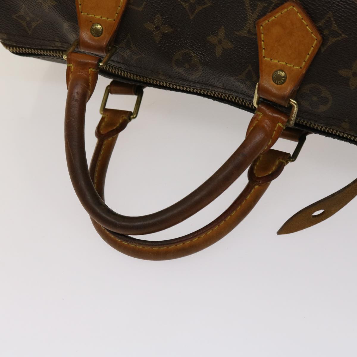 LOUIS VUITTON Monogram Speedy 30 Hand Bag M41526 LV Auth 63971