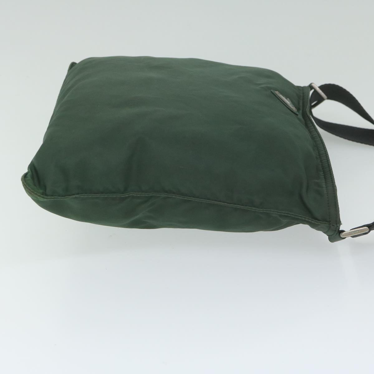 PRADA Shoulder Bag Nylon Green Auth 63977