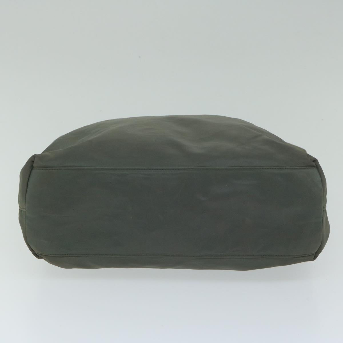 PRADA Hand Bag Nylon Khaki Auth 63982