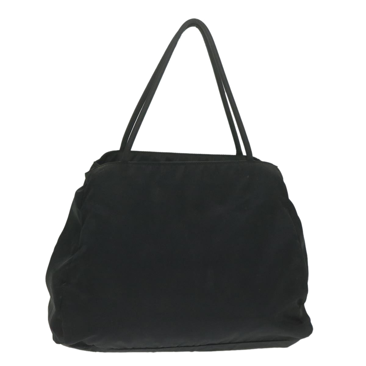 PRADA Tote Bag Nylon Black Auth 63983