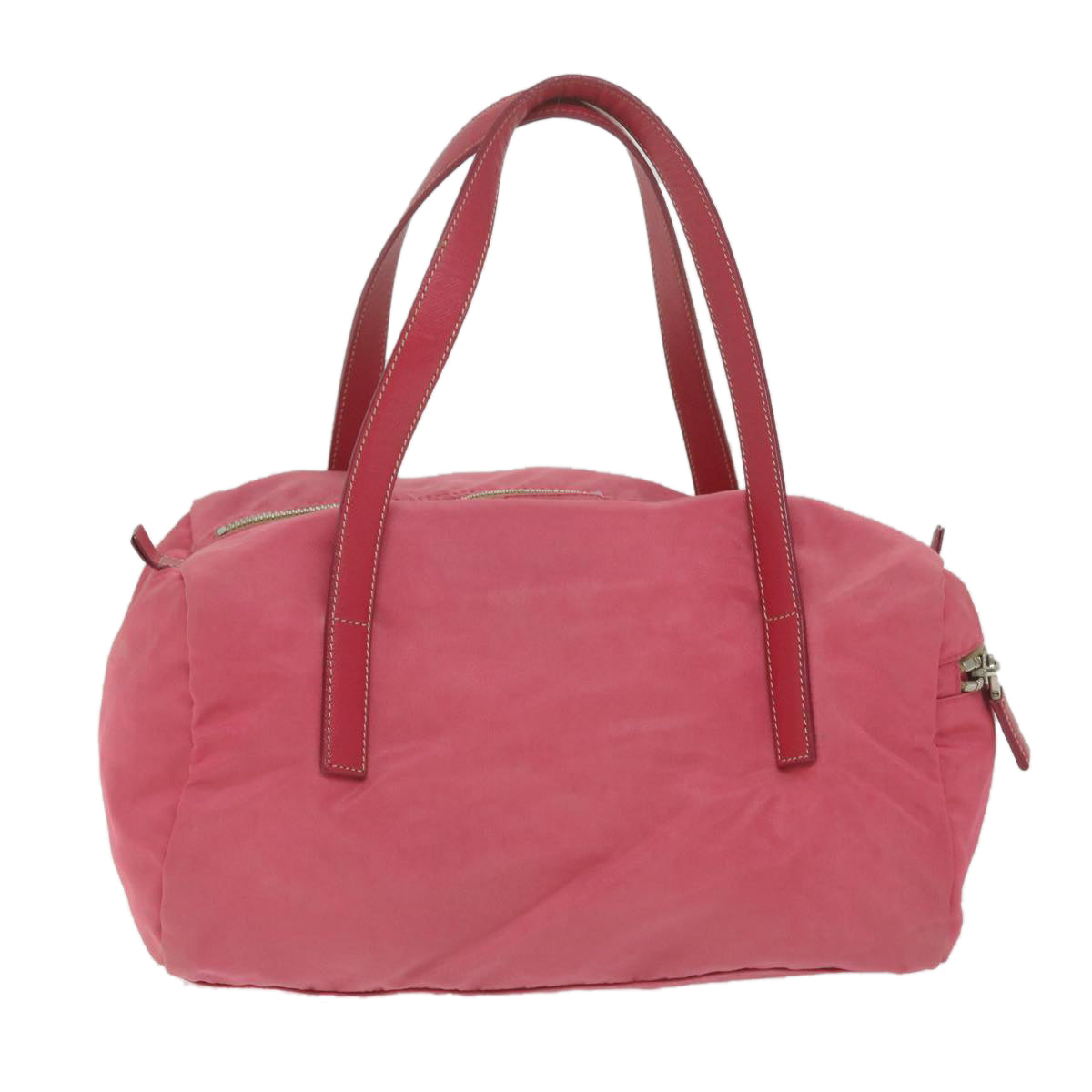 PRADA Hand Bag Nylon Pink Auth 64010