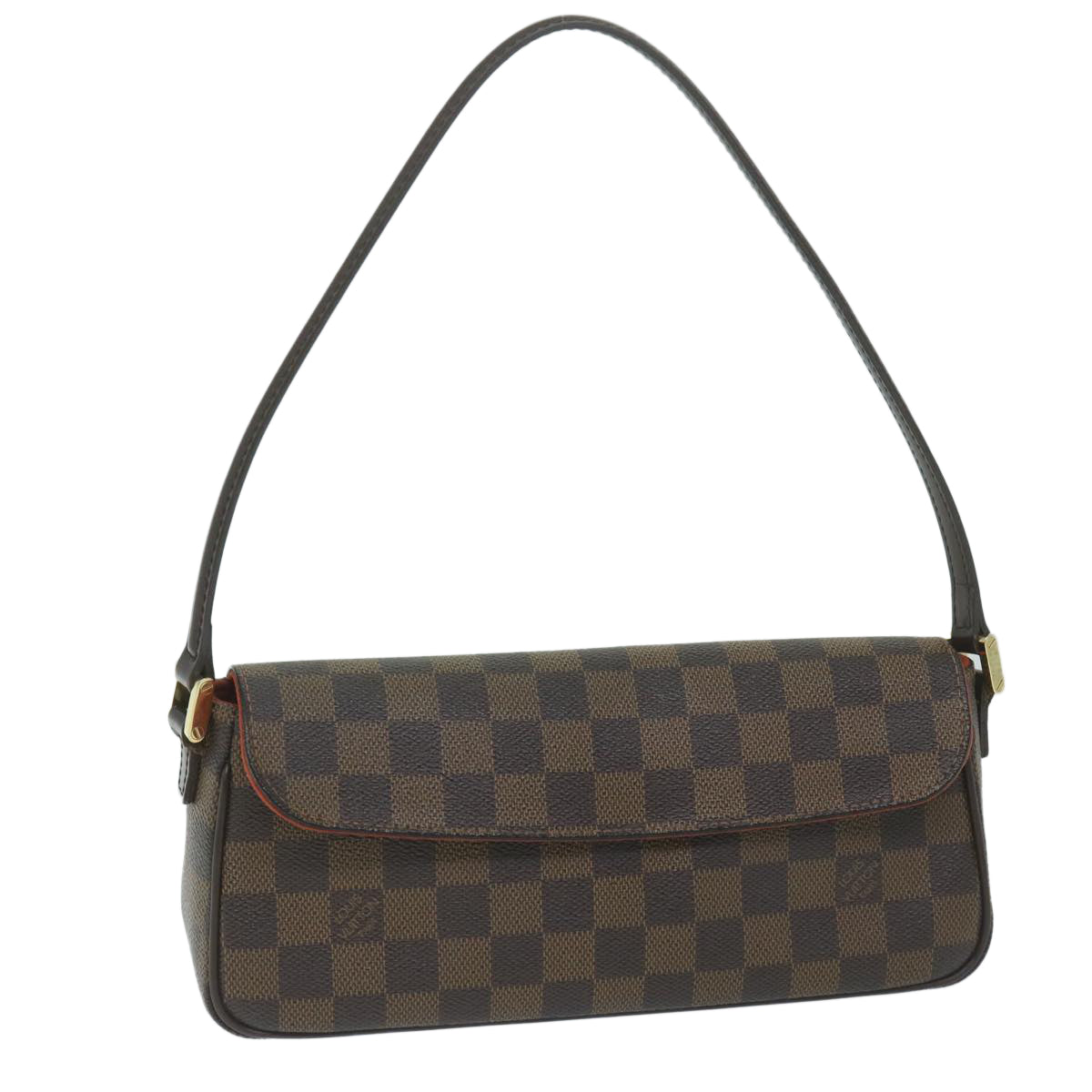 LOUIS VUITTON Damier Ebene Recoleta Shoulder Bag N51299 LV Auth 64038